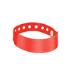 Branded Promotional MULTIVENT PLASTIC WRIST BAND in Red Wrist Band from Concept Incentives