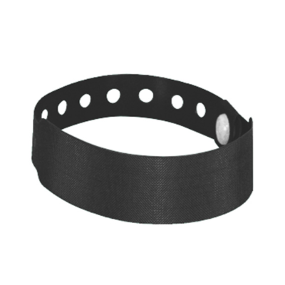 Branded Promotional MULTIVENT PLASTIC WRIST BAND in Black Wrist Band from Concept Incentives