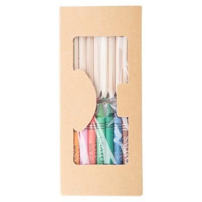 Branded Promotional ALADIN PENCIL & CRAYON SET Colouring Set From Concept Incentives.