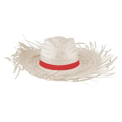 Branded Promotional SOMBRERO FILAGARCHADO STRAW HAT WITHOUT BAND Hat From Concept Incentives.