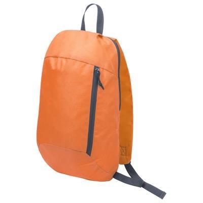 Branded Promotional DECATH 600D POLYESTER BACKPACK RUCKSACK Bag From Concept Incentives.