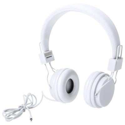 Branded Promotional NEYMEN PLASTIC HEADPHONES Earphones From Concept Incentives.