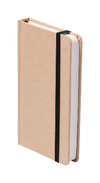 Branded Promotional BOSCO CARDBOARD CARD COVERED NOTE BOOK in Black From Concept Incentives.