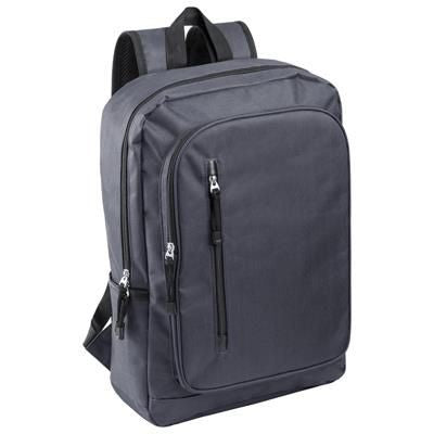 Branded Promotional DONOVAN BACKPACK RUCKSACK with Multiple Zip Compartments Padded Laptop Pocket & Adjustable Straps Bag From Concept Incentives.