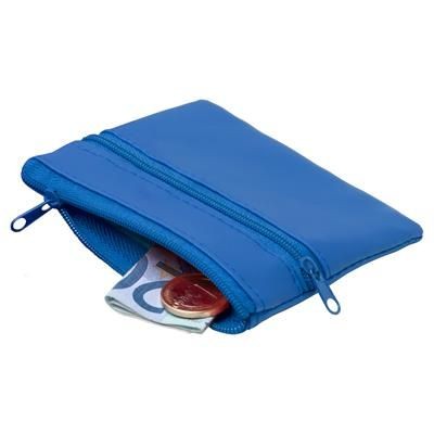 Branded Promotional RALF ZIP MICROFIBRE PURSE with Keyring Purse From Concept Incentives.