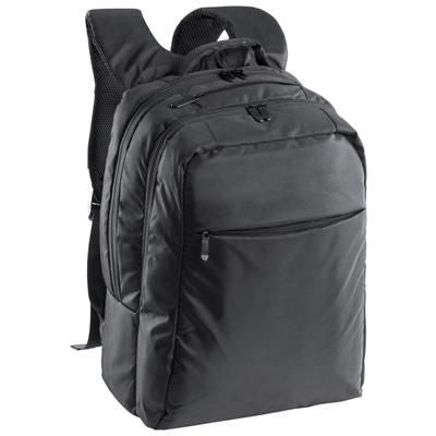 Branded Promotional SHAMER BACKPACK RUCKSACK with Multiple Zip Compartments Padded Shoulder Straps Back & Laptop Compart Bag From Concept Incentives.