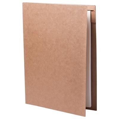 Branded Promotional BLOGUER RECYCLED PAPER DOCUMENT FOLDER with 20 x Sheet Note Pad & Ball Pen Document Wallet From Concept Incentives.