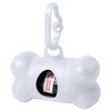 Branded Promotional RUCIN PLASTIC BONE SHAPE DOG WASTE BAG DISPENSER with Carabiner & 15 Bags Poop Bag From Concept Incentives.