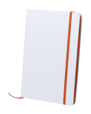 Branded Promotional KAFFOL NOTEBOOK in Orange Notebook from Concept Incentives