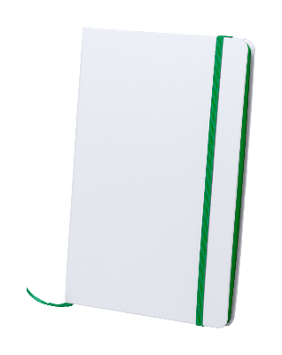 Branded Promotional KAFFOL NOTEBOOK in Green Notebook from Concept Incentives