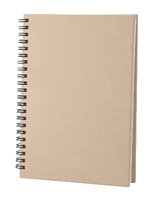 Branded Promotional GULLIVER NOTE BOOK in Beige Notebook from Concept Incentives