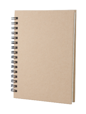 Branded Promotional EMEROT NOTE BOOK in Natural Notebook from Concept Incentives