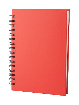 Branded Promotional EMEROT NOTE BOOK in Red Notebook from Concept Incentives
