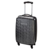 Branded Promotional TUGART TROLLEY BAG in Black Suitcase From Concept Incentives.