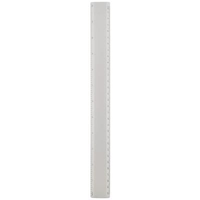 Branded Promotional ALURY 30 CM ALUMINIUM METAL RULER Ruler From Concept Incentives.