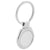 Branded Promotional BALL KEYRING in Silver Keyring From Concept Incentives.