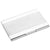 Branded Promotional LINER BUSINESS CARD POCKET HOLDER in Silver Business Card Holder From Concept Incentives.