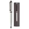 Branded Promotional INDIANA ALUMINIUM METAL BALL PEN AND TOUCH SCREEN PEN with Blue Refill Pen From Concept Incentives.