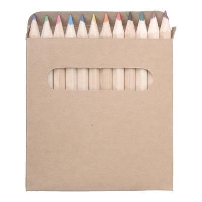 Branded Promotional LEA CHILDRENS WOOD COLOURING PENCIL SET Colouring Set From Concept Incentives.