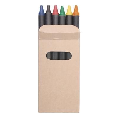 Branded Promotional LIDDY CHILDRENS CRAYON SET Crayon From Concept Incentives.