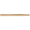 Branded Promotional THREEO 30CM WOOD RULER Ruler From Concept Incentives.