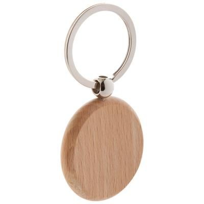 Branded Promotional ORBIS WOOD KEYRING Keyring From Concept Incentives.