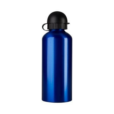 Branded Promotional ALUMINIUM METAL SPORTS BOTTLE with Plastic Drink Lid 500 Ml Sports Drink Bottle From Concept Incentives.