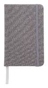 Branded Promotional GABBRO TEXTURED PU LEATHER COVERED NOTE BOOK A6 Jotter from Concept Incentives