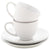 Branded Promotional MOCCA PORCELAIN ESPRESSO CUP SET with 2 Pcs of Cup & Saucers 90 Ml Coffee Cup &amp; Saucer Set From Concept Incentives.