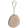 Branded Promotional LOGGY NATURAL WOOD KEYRING with Bark & Metal Ring Keyring From Concept Incentives.