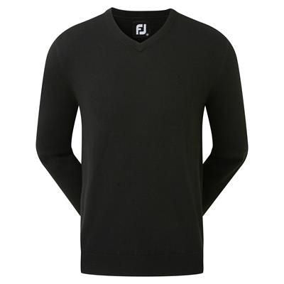 Branded Promotional FJ FOOTOY GENTS GOLF¬† V NECK LAMBSWOOL PULLOVER Jumper From Concept Incentives.