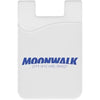 Branded Promotional SILICON MOBILE PHONE WALLET in White Mobile Phone Case From Concept Incentives.