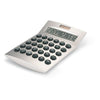 Branded Promotional BASICS 12 DIGITS CALCULATOR in Matt Silver Calculator From Concept Incentives.