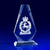 Branded Promotional CRYSTAL GLASS ARMED FORCES PAPERWEIGHT OR AWARD Award From Concept Incentives.