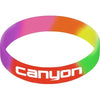 Branded Promotional SILICON WRIST BAND in Rainbow Wrist Band From Concept Incentives.