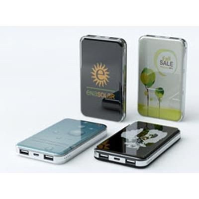 Branded Promotional CRYSTAL SQR EXECUTIVE POWERBANK with LED Logo Charger From Concept Incentives.