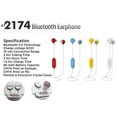 Branded Promotional BLUETOOTH MUSHROOM EARPHONES Earphones From Concept Incentives.