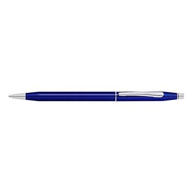 Branded Promotional CLASSIC CENTURY TRANSLUCENT BLUE LACQUER BALL PEN & PENCIL SET Pen Set From Concept Incentives.