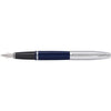 Branded Promotional CROSS CALAIS SATIN SILVER CHROME FOUNTAIN PEN Pen From Concept Incentives.