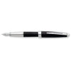 Branded Promotional CROSS AVENTURA FOUNTAIN PEN in Onyx Black Finish Pen From Concept Incentives.