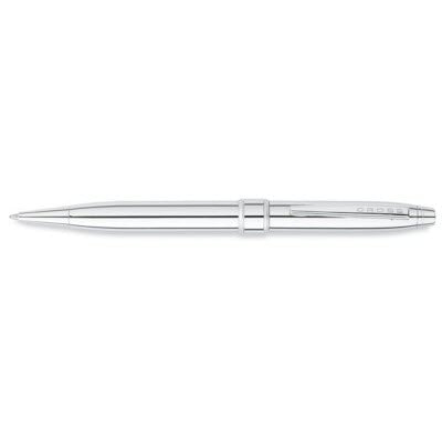 Branded Promotional CROSS STRATFORD BALL PEN in Silver Chrome Pen From Concept Incentives.