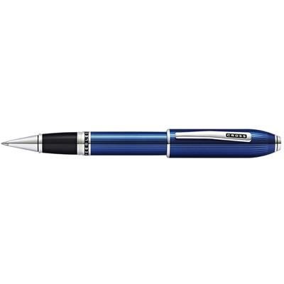 Branded Promotional CROSS PEERLESS TRANSLUCENT QUARTZ BLUE ROLLER PEN Pen From Concept Incentives.