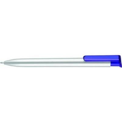 Branded Promotional ABSOLUTE ARGENT BALL PEN with Blue Clip Pen From Concept Incentives.