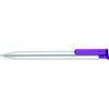 Branded Promotional ABSOLUTE ARGENT BALL PEN with Purple Clip Pen From Concept Incentives.