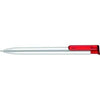 Branded Promotional ABSOLUTE ARGENT BALL PEN with Red Clip Pen From Concept Incentives.