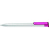 Branded Promotional ABSOLUTE ARGENT BALL PEN with Pink Clip Pen From Concept Incentives.