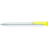 Branded Promotional ABSOLUTE ARGENT BALL PEN with Yellow Clip Pen From Concept Incentives.