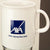 Branded Promotional ATLANTIC CERAMIC POTTERY MUG in White Mug From Concept Incentives.