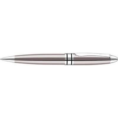 Branded Promotional AURORA METAL BALL PEN in Gun Metal Grey Pen From Concept Incentives.