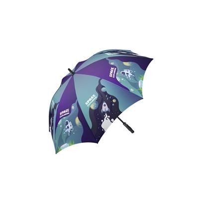 Branded Promotional AUTOMATIC GOLF UMBRELLA Umbrella From Concept Incentives.
